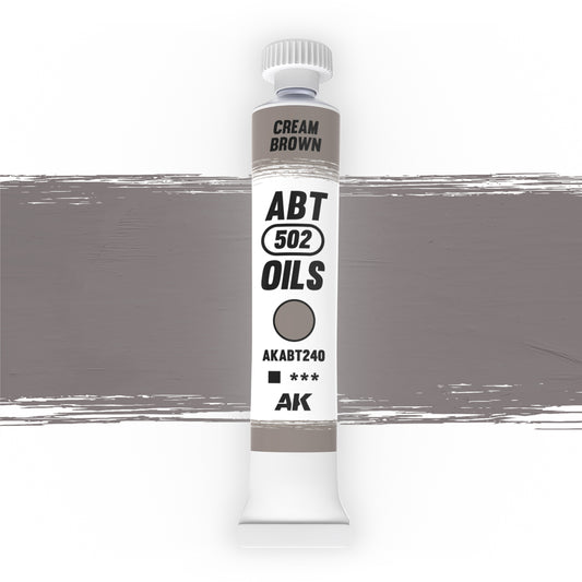 AK Interactive: Oils - Cream Brown 20ml