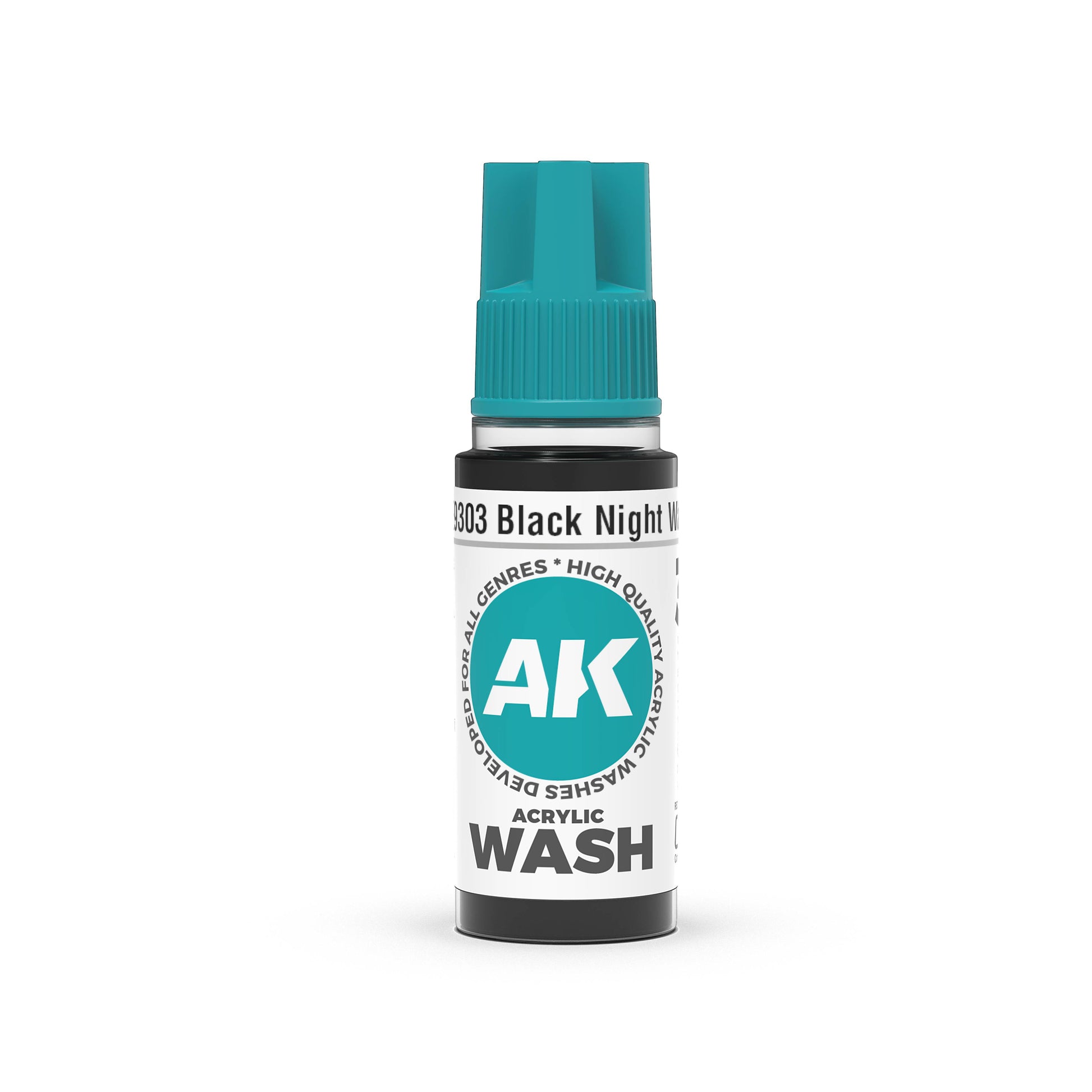 AK Interactive: 3Gen: Black Night Wash 18Ml - Warhaus