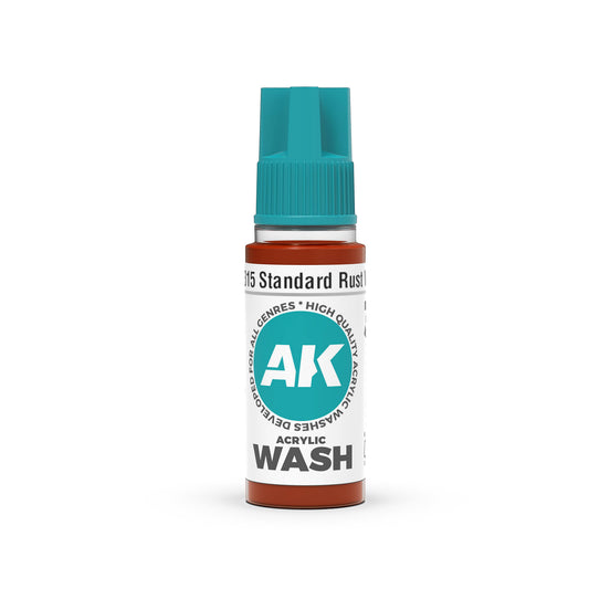 AK Interactive: 3Gen: Standard Rust Wash 18Ml