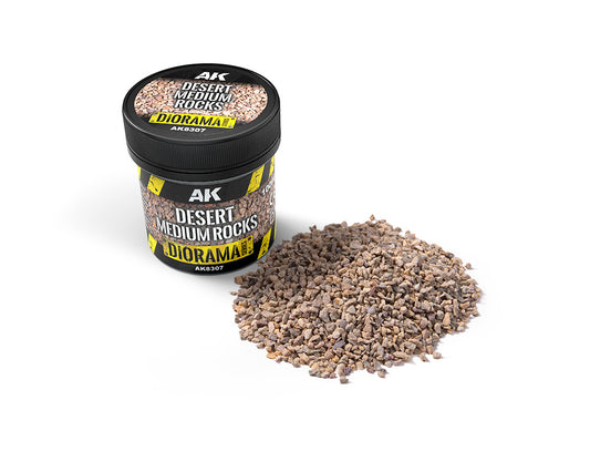 AK Interactive: Desert Medium Rocks 100Ml