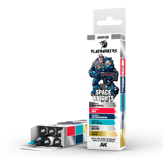 AK Interactive: Playmarkers Set -  Space Knight (6 Markers) - Warhaus
