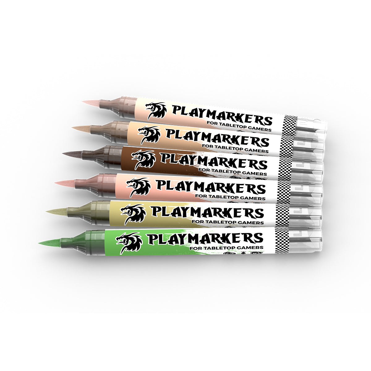 AK Interactive: Playmarkers Set - Skin & Flesh Tones (6 Markers) - Warhaus