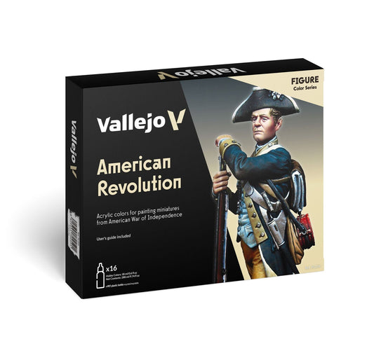 Vallejo Model Colour: American Revolution (16 Colours) Acrylic Paint Set