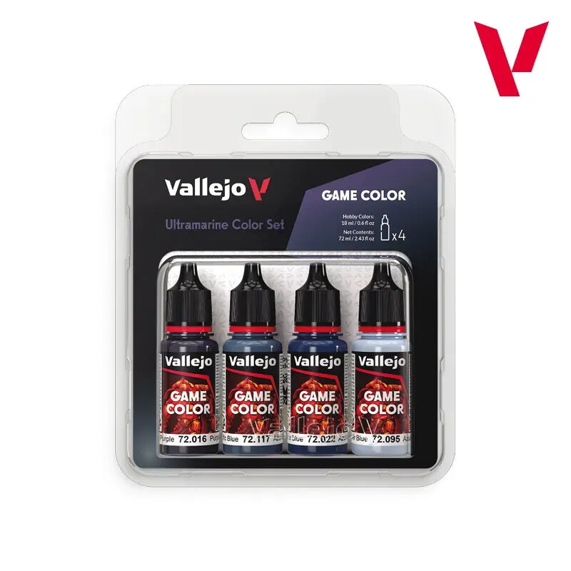 Vallejo Game Colour Ultramarine Acrylic Paint Set