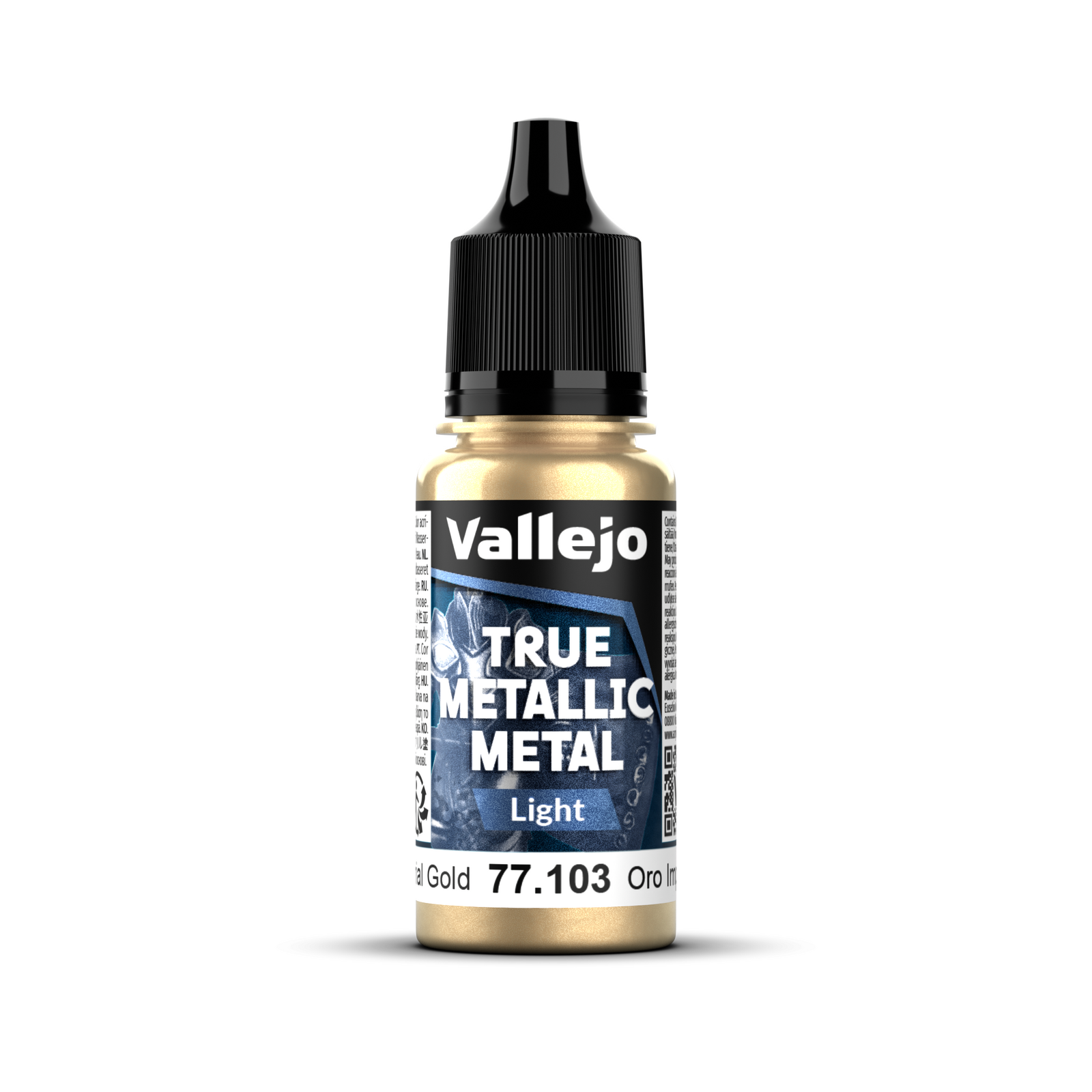 Vallejo True Metallic Metal: Light - Imperial Gold 18 ml