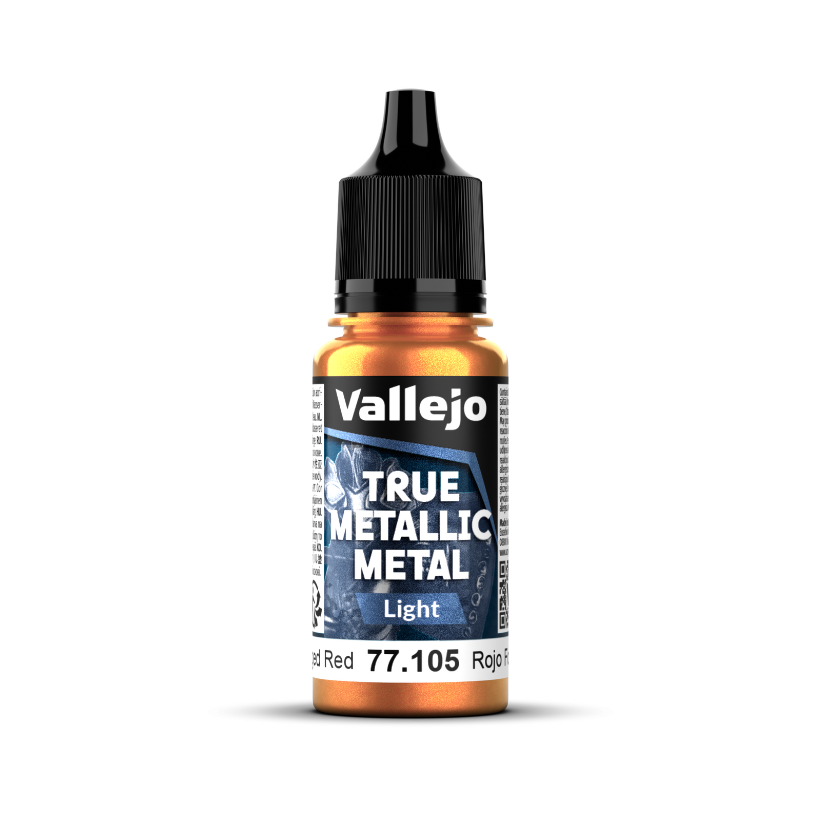Vallejo True Metallic Metal: Light - Forged Red 18 ml - Warhaus
