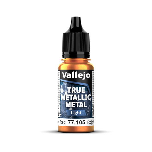 Vallejo True Metallic Metal: Light - Forged Red 18 ml - Warhaus
