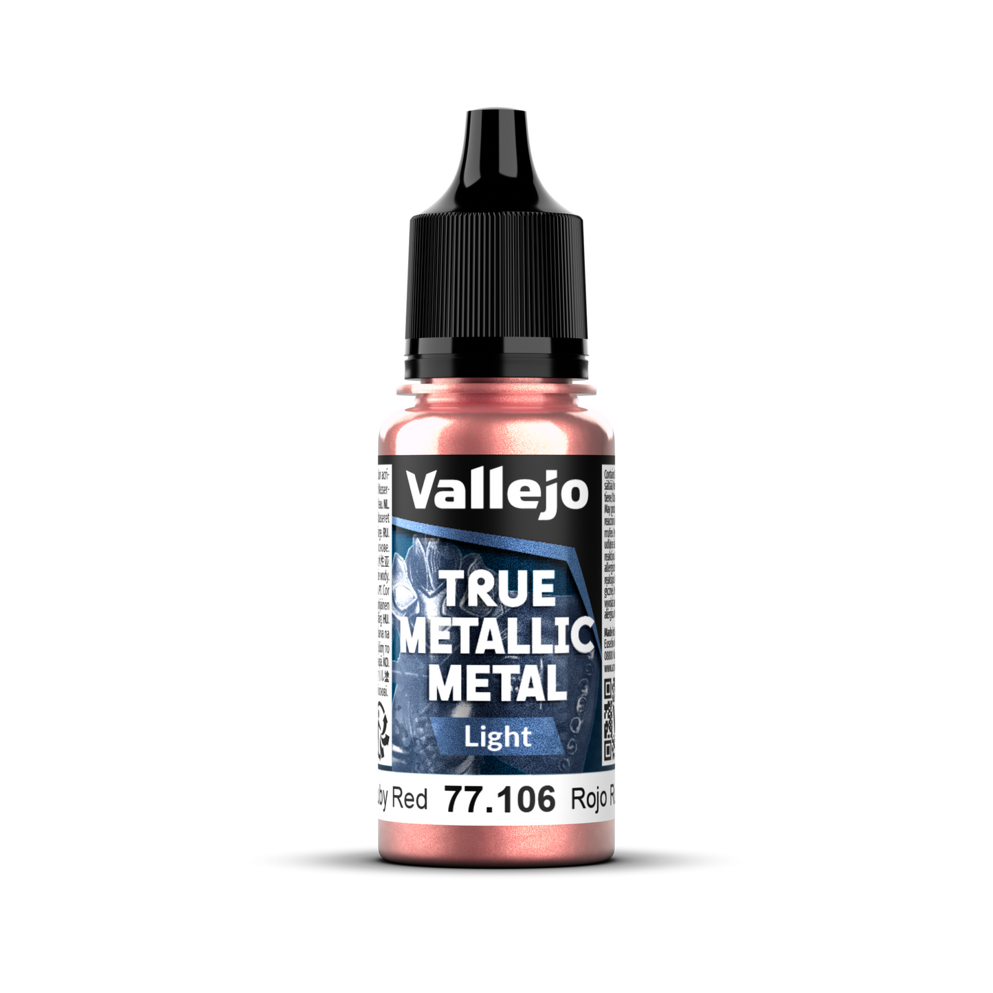 Vallejo True Metallic Metal: Light - Ruby Red 18 ml - Warhaus