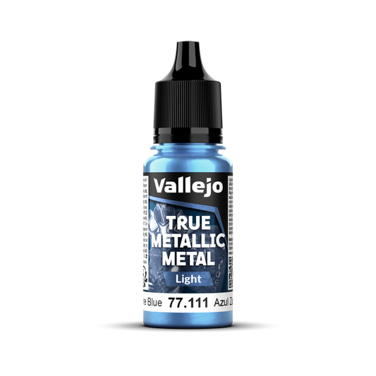 Vallejo True Metallic Metal: Light - Sapphire Blue 18 ml
