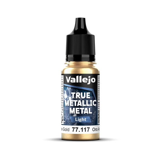 Vallejo True Metallic Metal: Light - Arcane Gold 18 ml