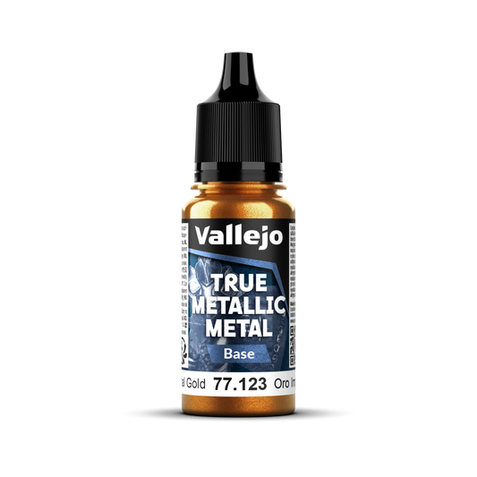 Vallejo True Metallic Metal: Base - Imperial Gold 18 ml