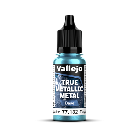 Vallejo True Metallic Metal: Base - Hydra Turquoise 18 ml