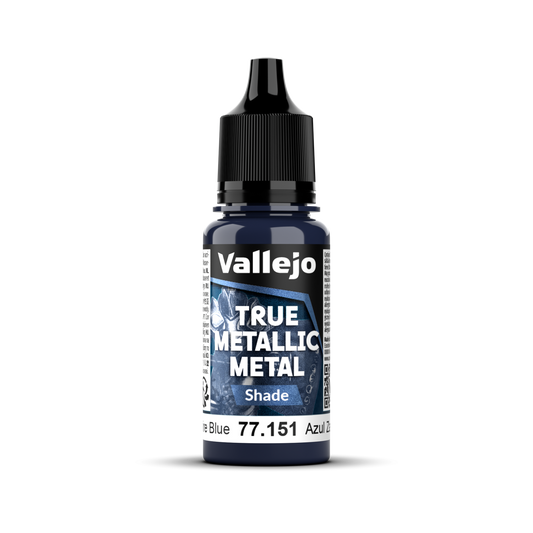 Vallejo True Metallic Metal: Shade - Sapphire Blue 18 ml