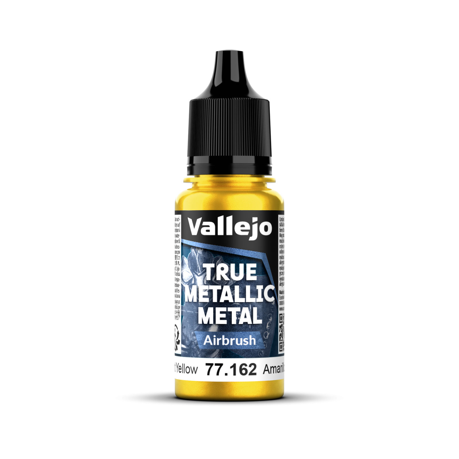 Vallejo True Metallic Metal: Airbrush - Radiant Yellow 18 ml - Warhaus