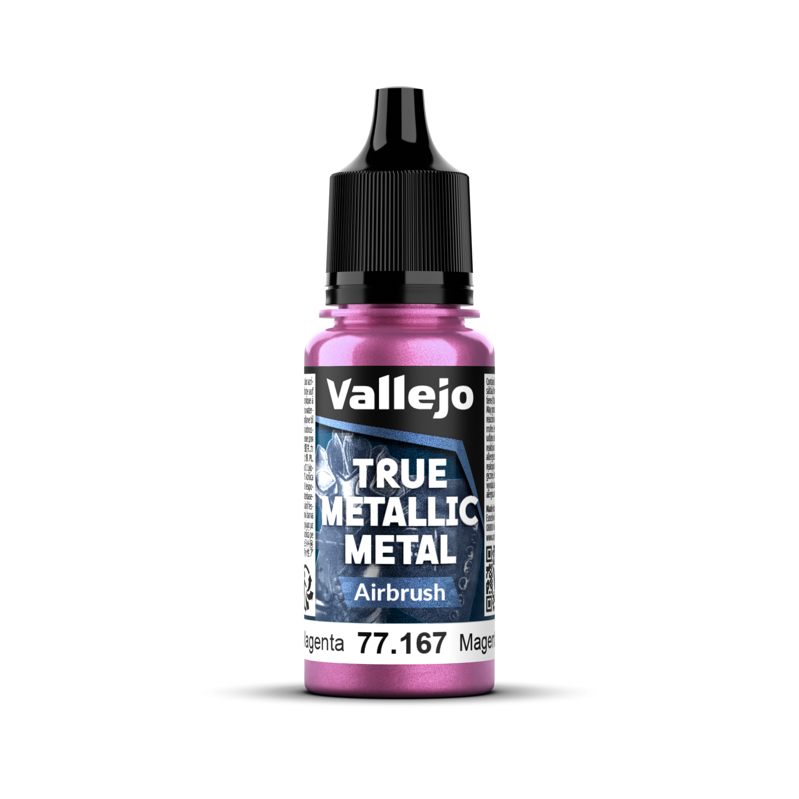 Vallejo True Metallic Metal: Airbrush - Crimson Magenta 18 ml