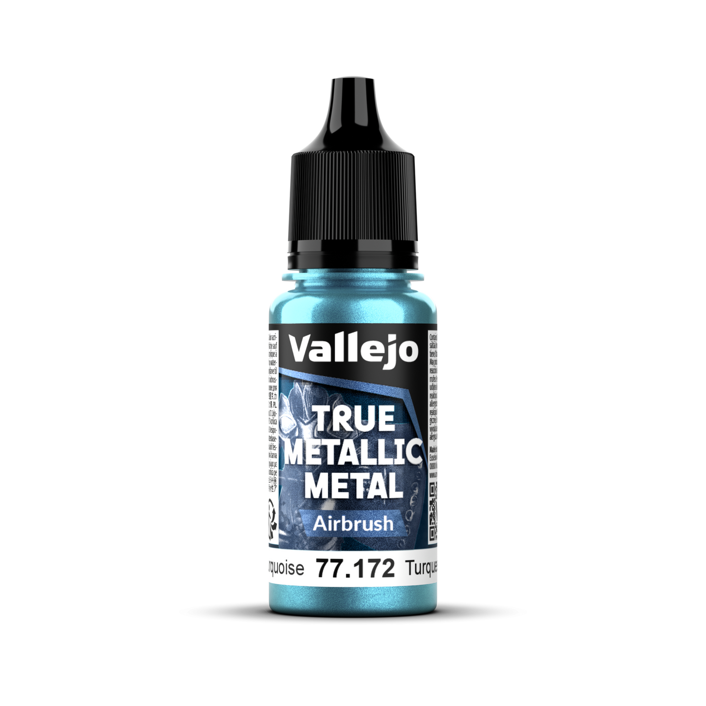 Vallejo True Metallic Metal: Airbrush - Hydra Turquoise 18 ml