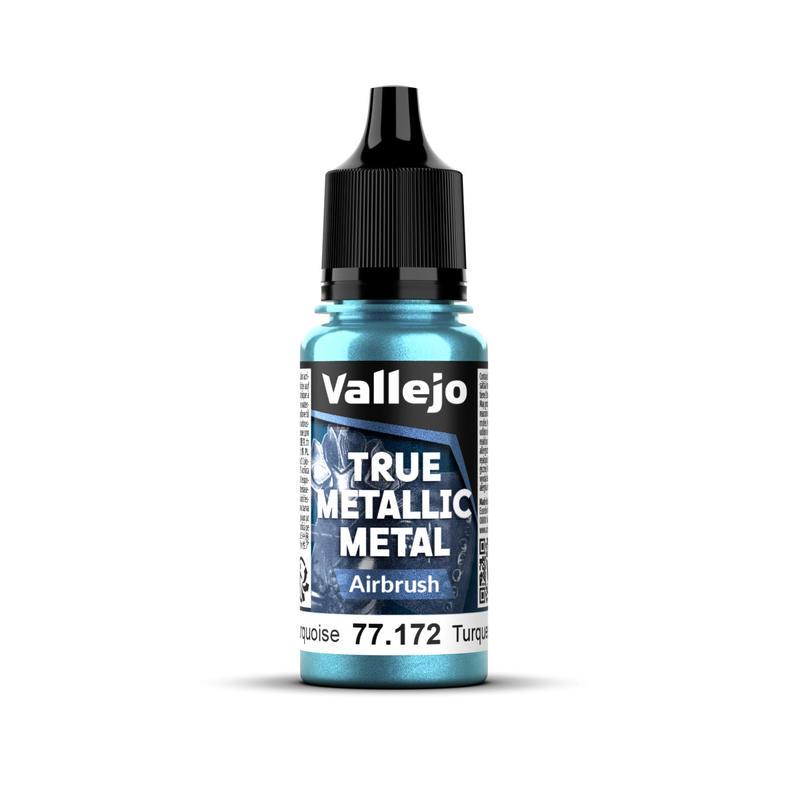 Vallejo True Metallic Metal: Airbrush - Hydra Turquoise 18 ml