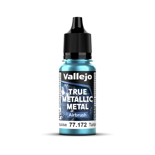 Vallejo True Metallic Metal: Airbrush - Hydra Turquoise 18 ml