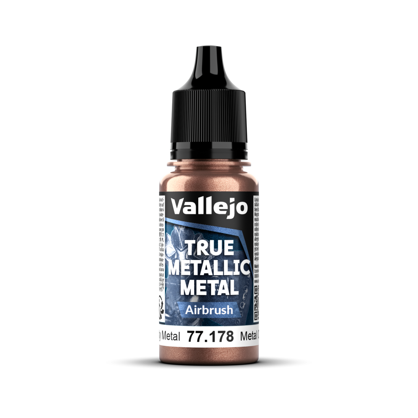Vallejo True Metallic Metal: Airbrush - Rusty Metal 18 ml - Warhaus