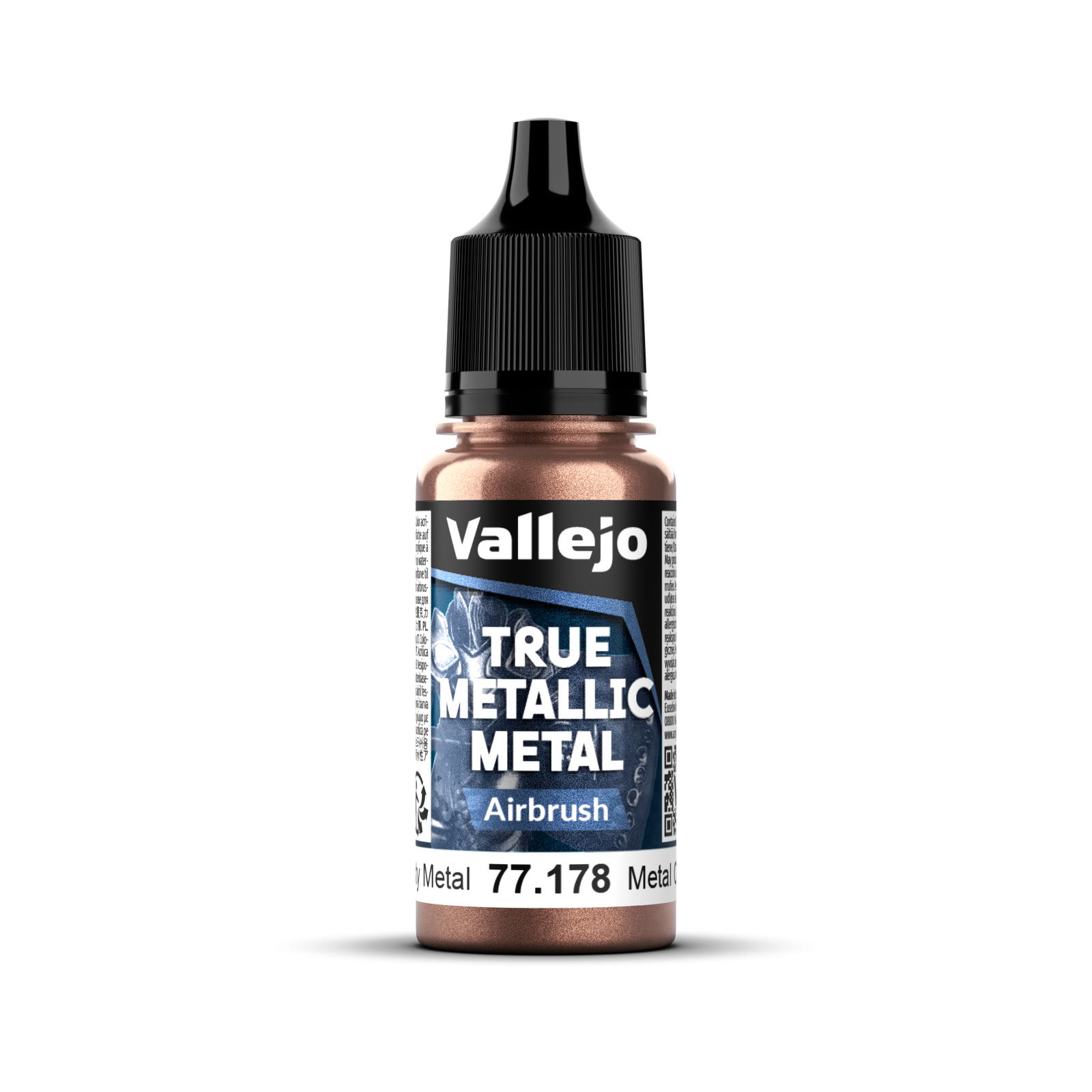 Vallejo True Metallic Metal: Airbrush - Rusty Metal 18 ml
