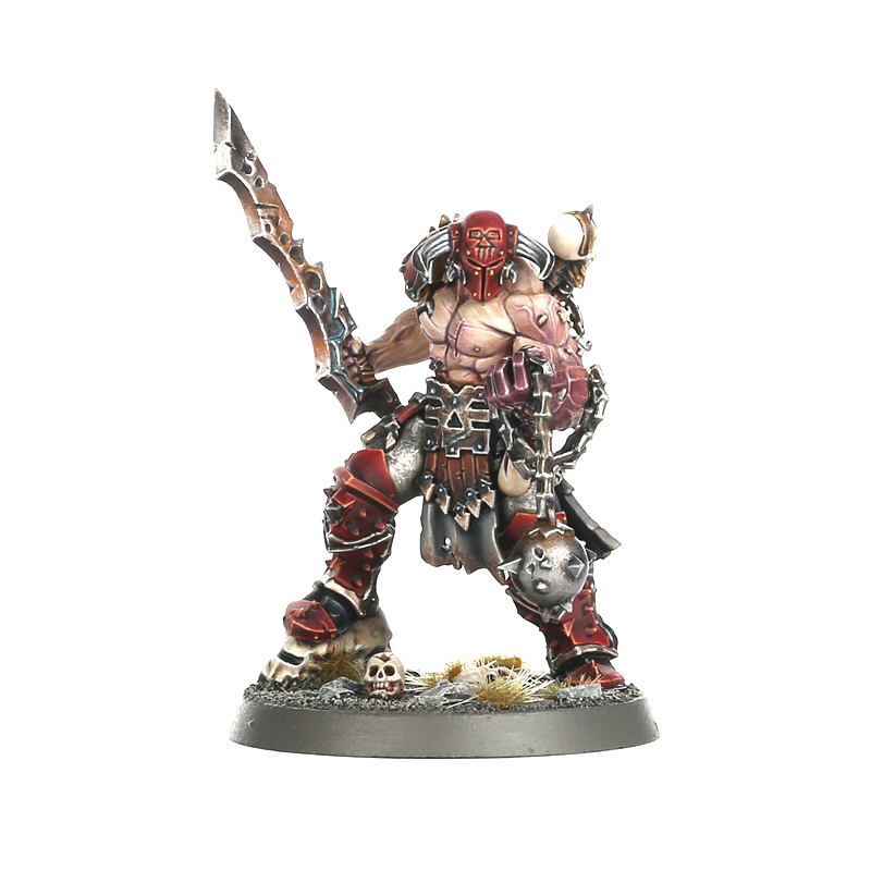Slaughterpriest with Hackblade and Wrath-hammer