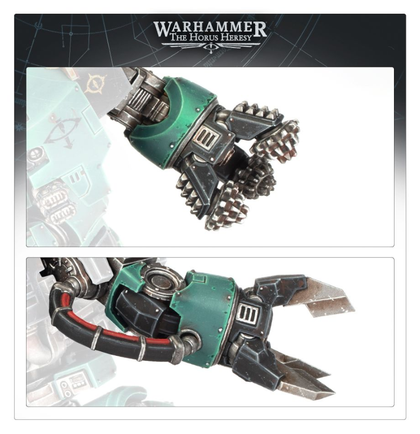 Leviathan Siege Dreadnought Close Combat Weapons Frame - Warhaus