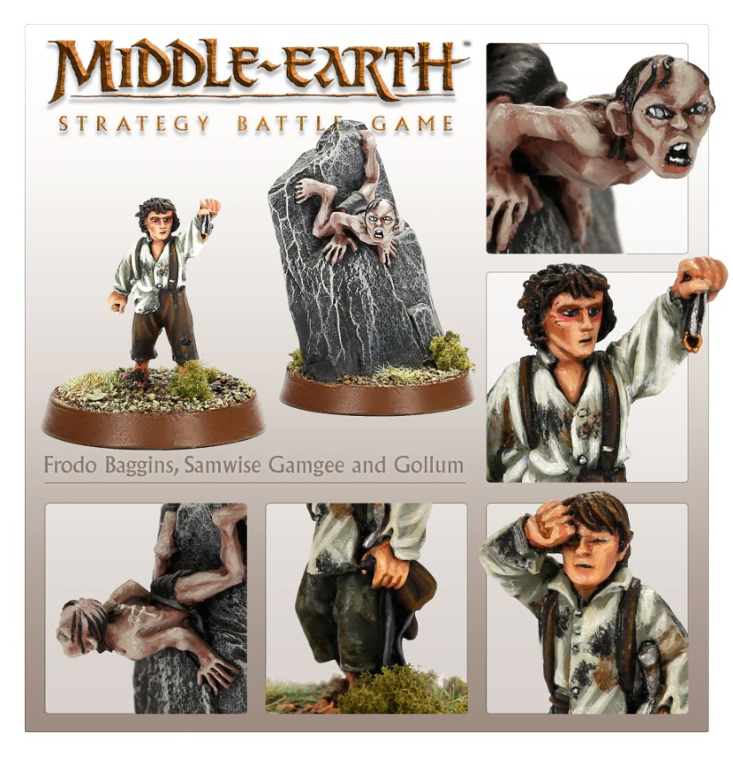 Frodo Baggins™, Samwise Gamgee™ & Gollum™ - Warhaus