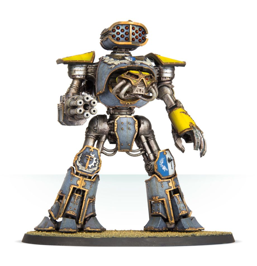 Reaver Titan Weapons: Gatling Blaster, Power Fist, Laser Blaster and Apocalypse Missile Launcher