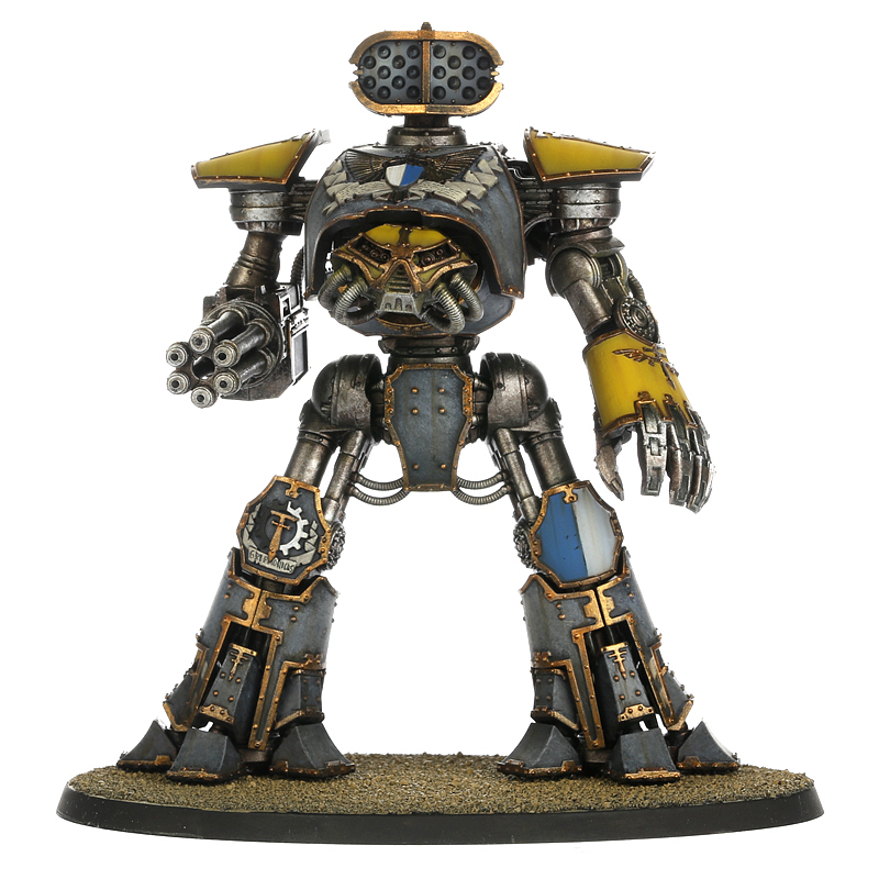 Reaver Titan Weapons: Gatling Blaster, Power Fist, Laser Blaster and Apocalypse Missile Launcher