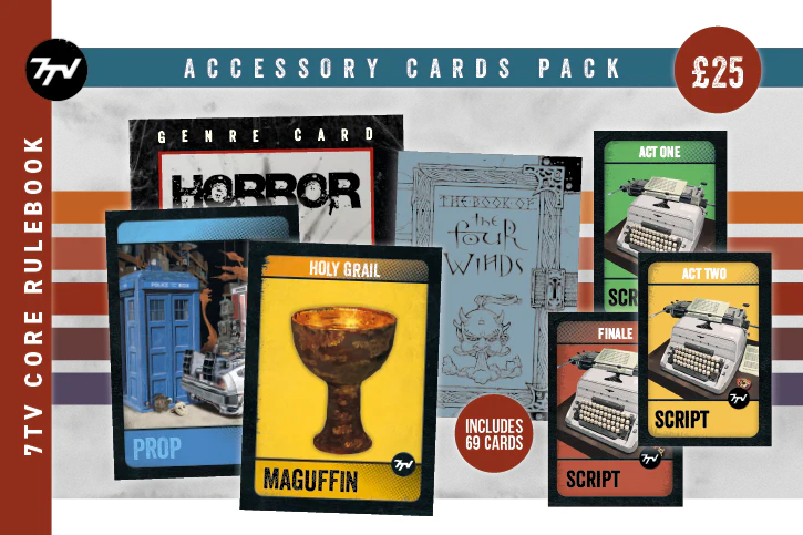 Crooked Dice: 7TV Accessory Card Pack