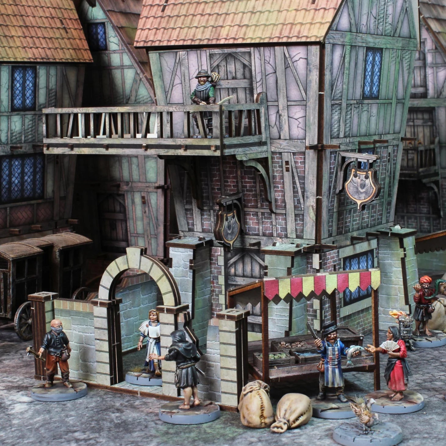 Wargames Atlantic: Classic Fantasy - Villagers - Warhaus