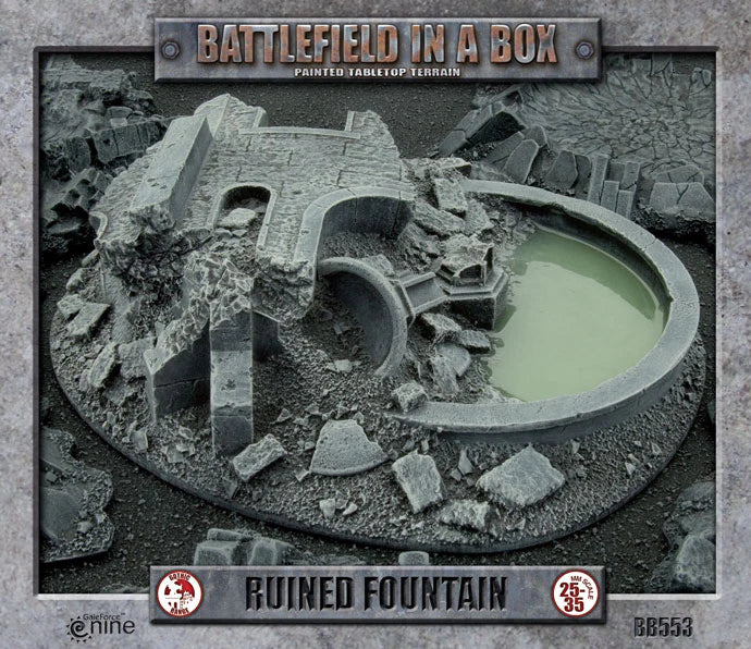 Battlefield in a Box: Gothic Battlefields - Ruined Fountain Malachite