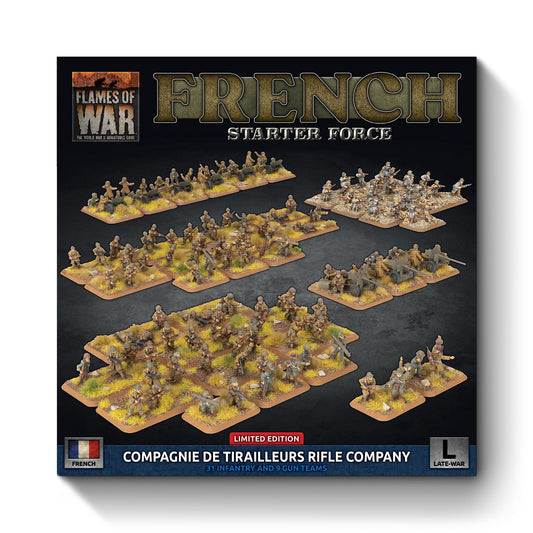 Flames of War: French - Compagnie De Tirailleurs Rifle Company (Army Deal)