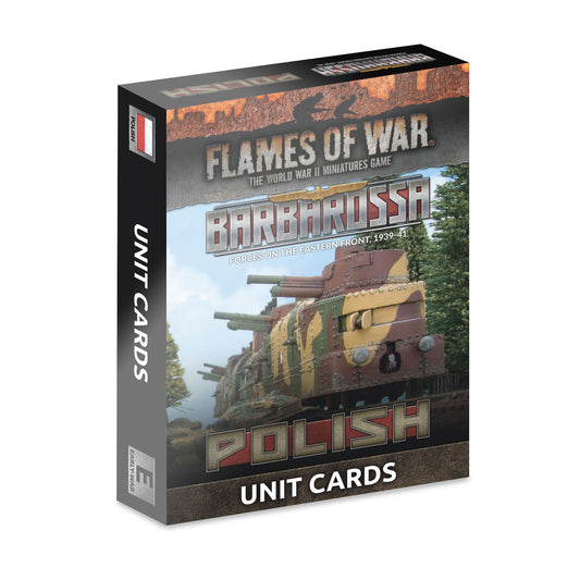 Flames of War: Polish: Barbarossa Polish Unit Cards (x39)