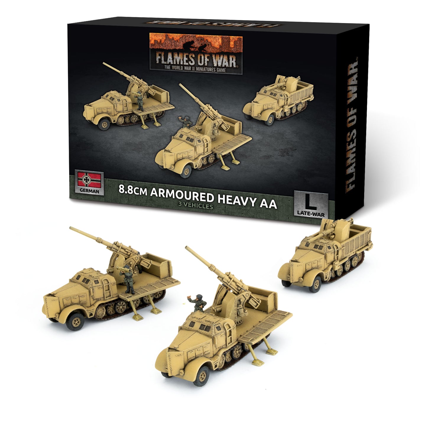 Flames of War: German - 8.8cm FlaK37 (Sf) Platoon