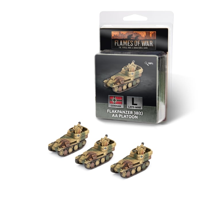 Flames of War: German - Flakpanzer 38(t) (2cm) (x3)