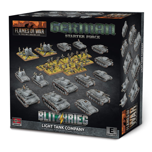 Flames of War: German: Light Tank Company (Plastic)
