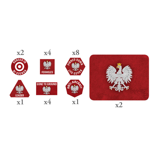 Flames of War: Polish: Polish Tokens & Objectives