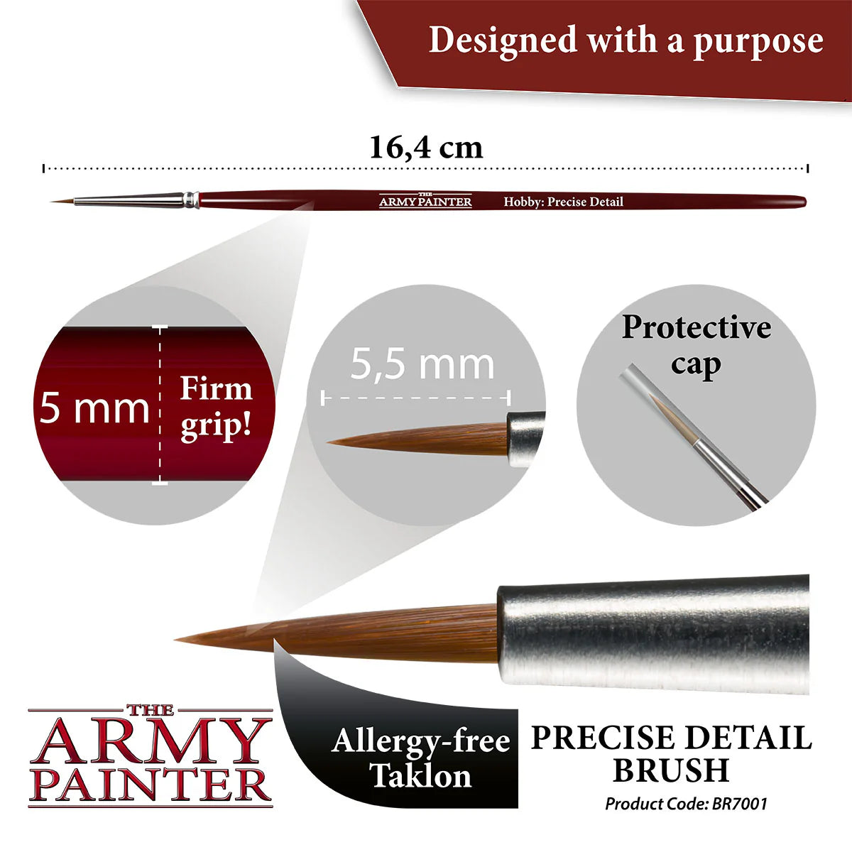 Army Painter: Hobby Brush - Precise Detail - Warhaus