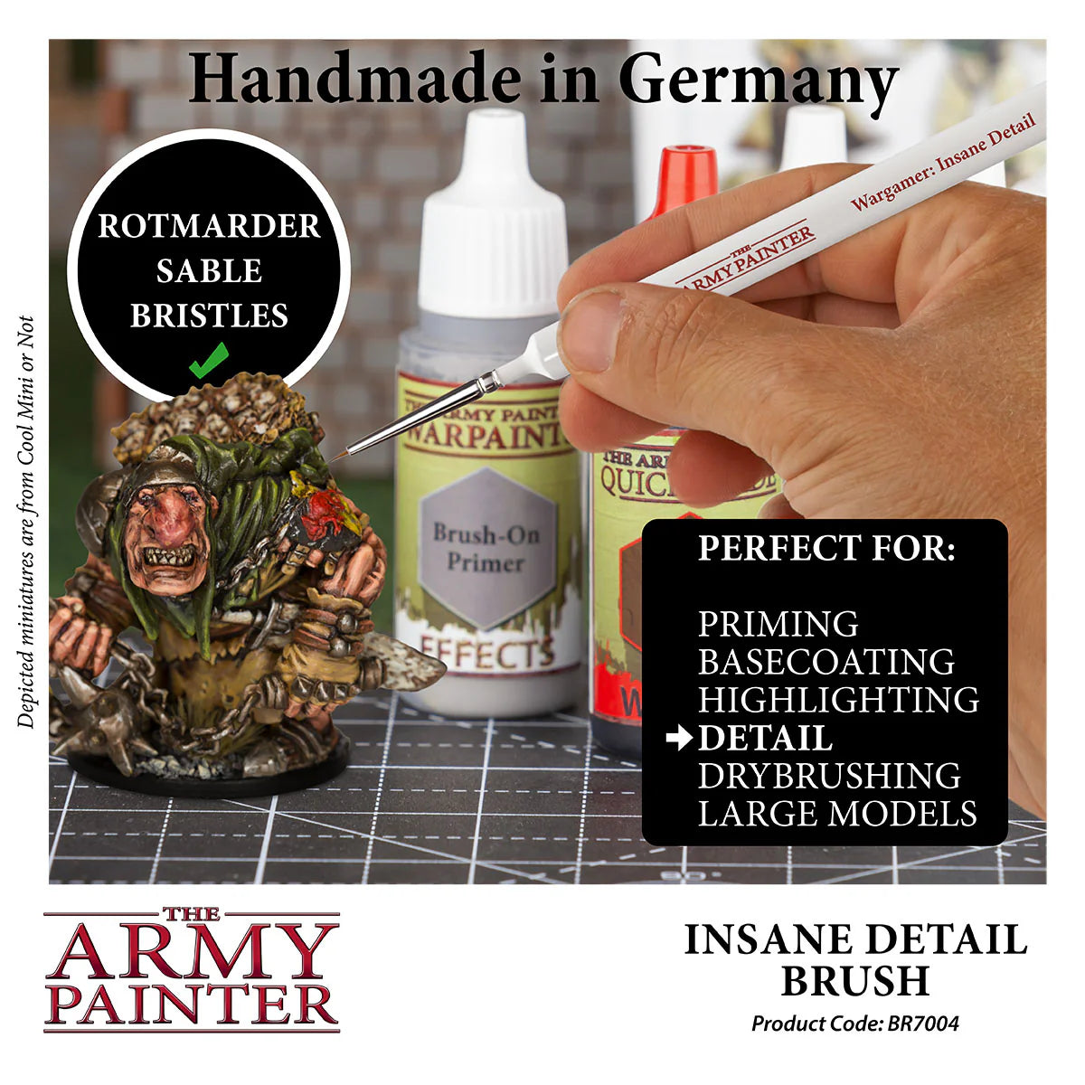 Army Painter: Wargamer Brush - Insane Detail - Warhaus
