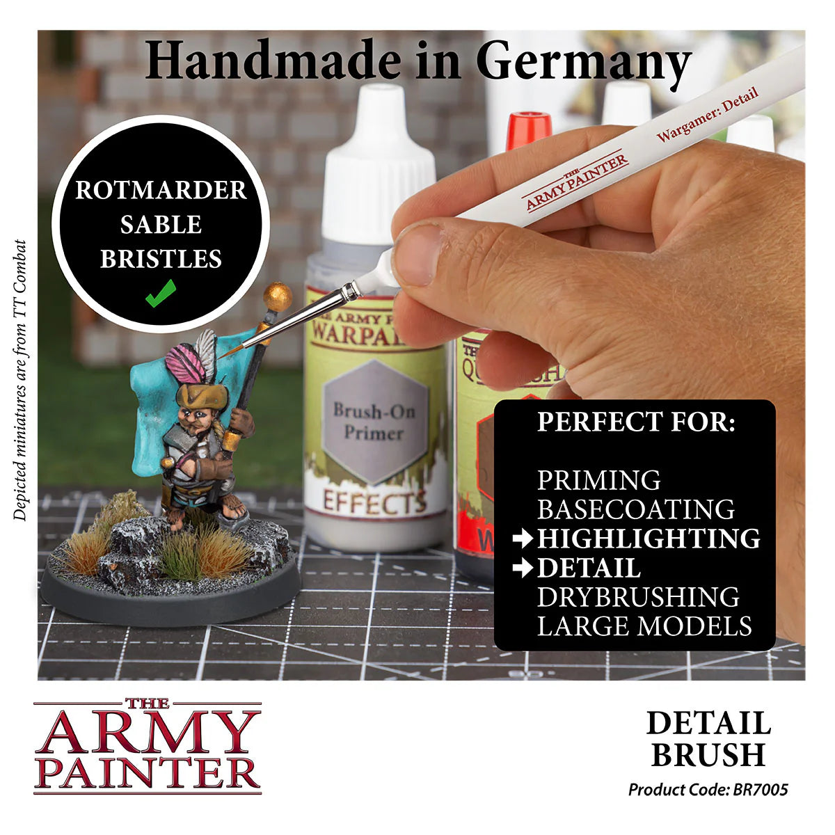 Army Painter: Wargamer Brush - Detail