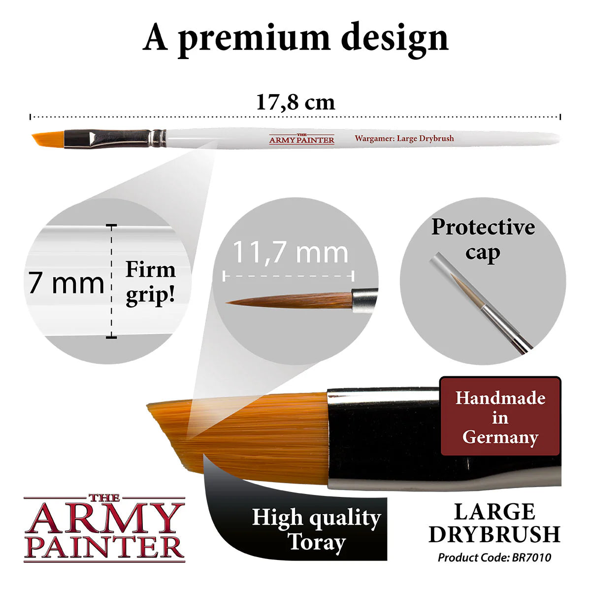 Army Painter: Wargamer Brush - Large Drybrush