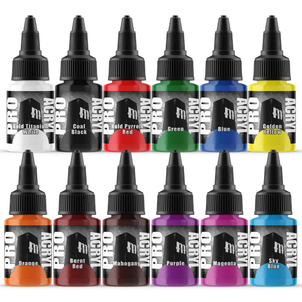 Monument Pro Acryl Sets - 24 Colour Base Set – 24 Colors
