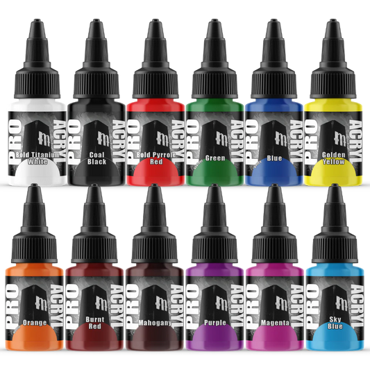 Monument Pro Acryl Sets - 24 Colour Base Set – 24 Colors