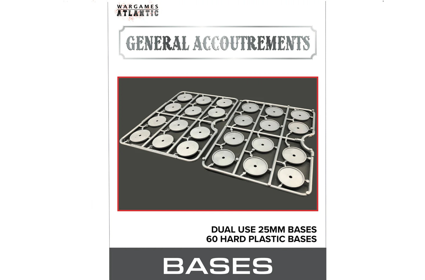Wargames Atlantic: General Accoutrements - 25mm Dual Use Bases
