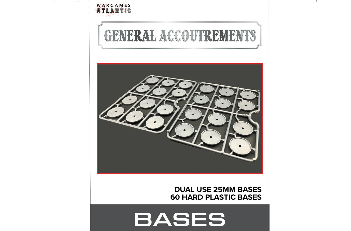 Wargames Atlantic: General Accoutrements - 25mm Dual Use Bases