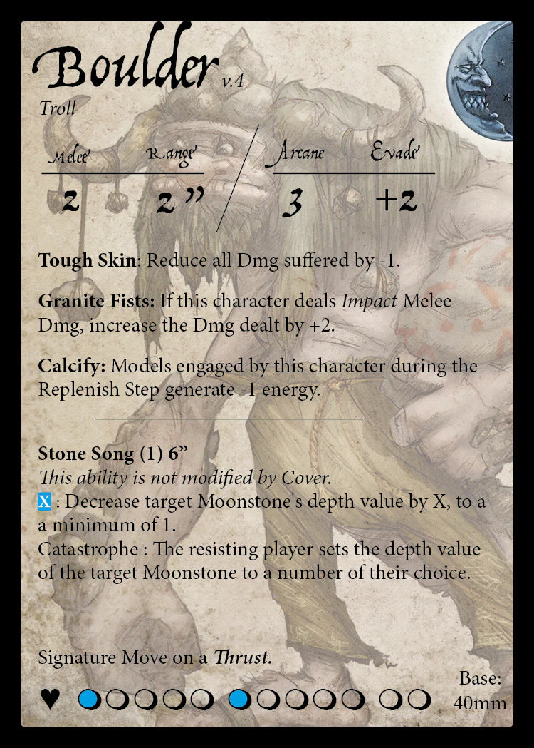 Moonstone: Boulder the Troll
