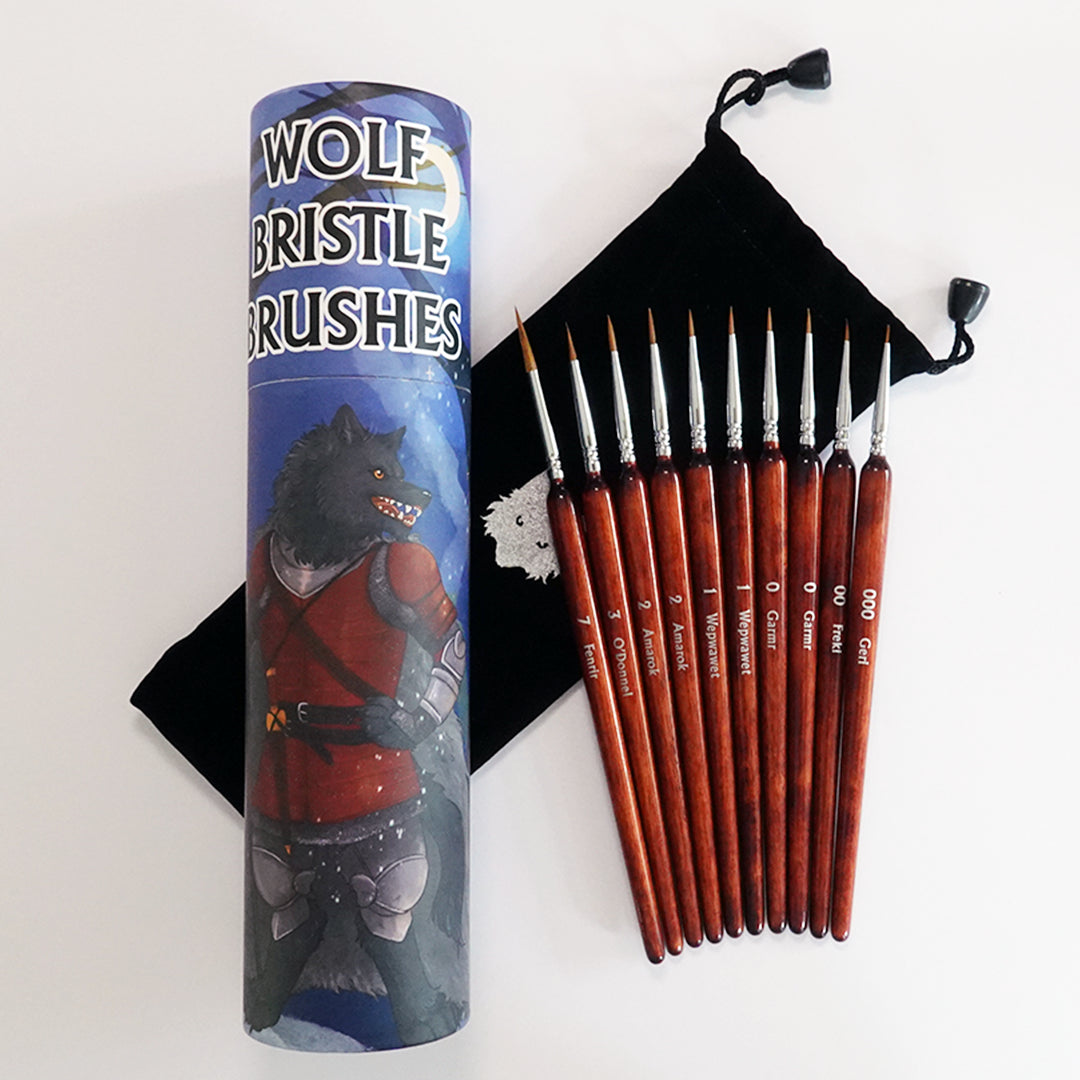Chronicle: Wolf Bristle Brush Set