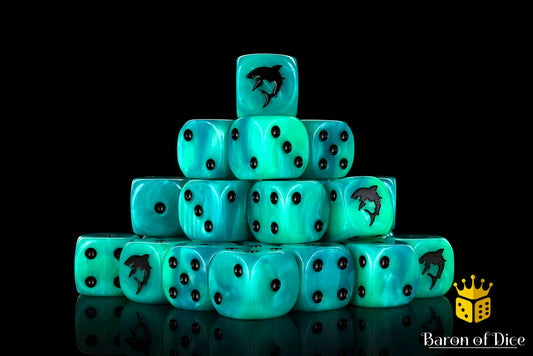 Baron of Dice: Carcharodon “Great White Shark” (Round)