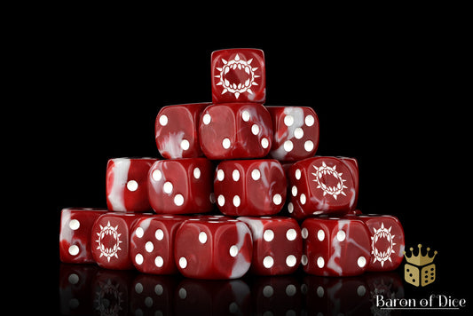 Baron of Dice: Carnage - Red (Round)